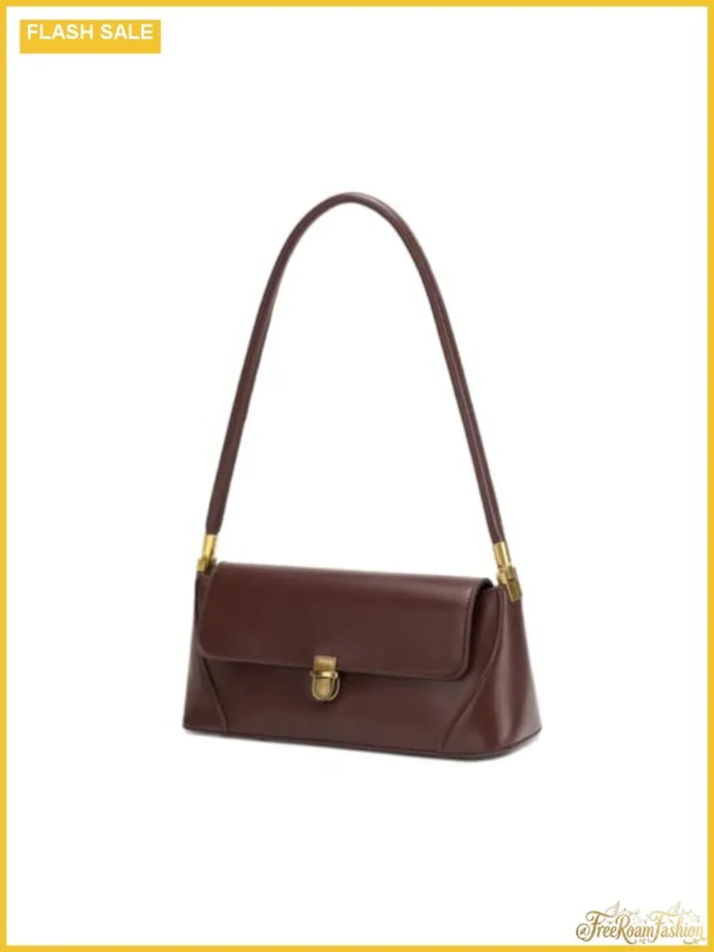Vintage PU Leather Hobo Shoulder Bag Women Retro Small Purse Tote Handbag
